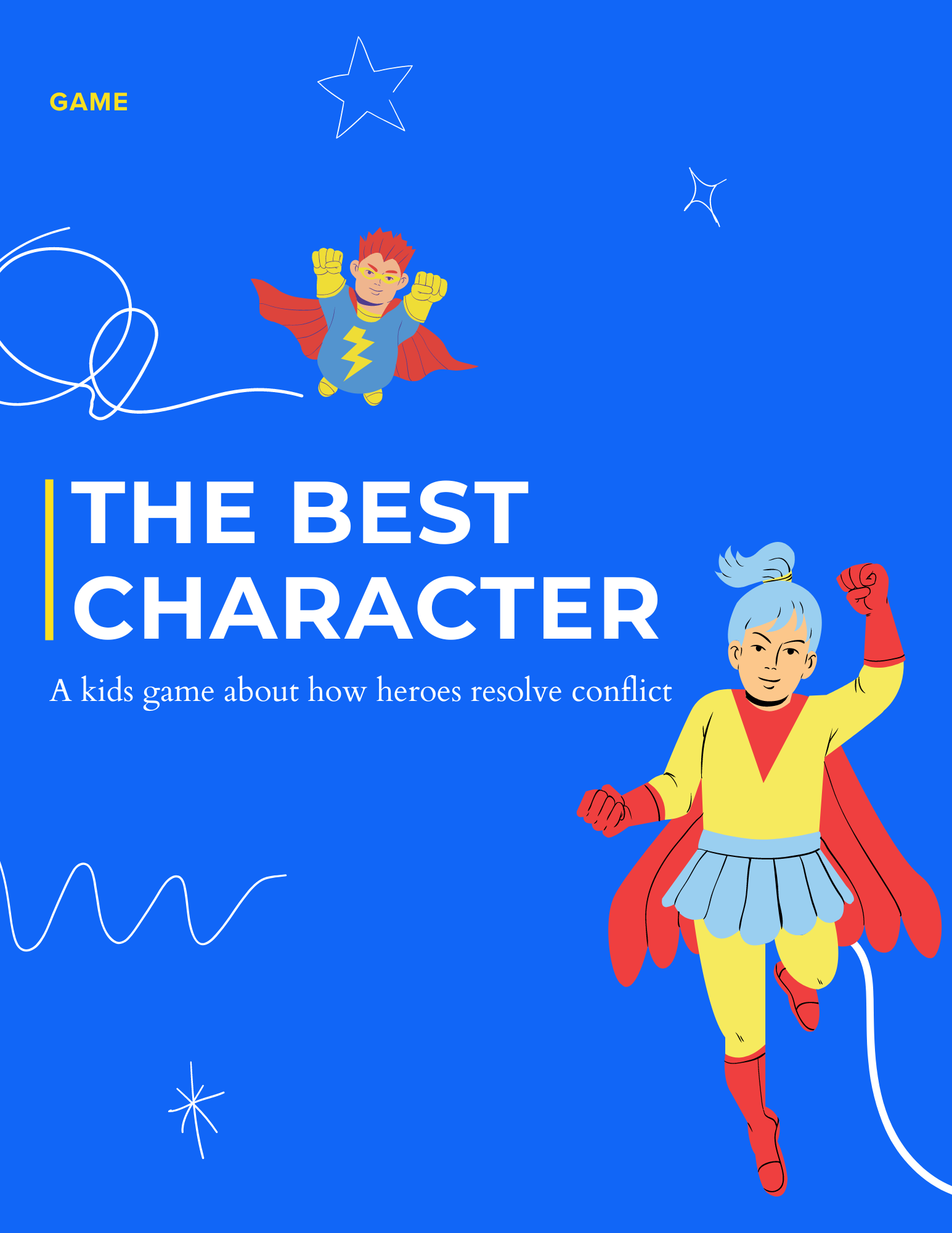 my best character kids game
